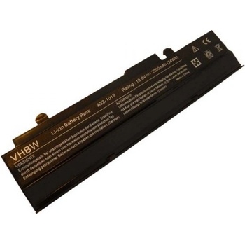 VHBW Батерия за Asus Eee PC 1011 / 1015 / 1016, черна, 2200 mAh (800108781)