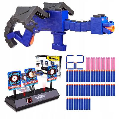PIŠTOĽ NERF MINECRAFT ENDER DRAGON SADA + ELEKTRONICKÁ ŠÍPKA