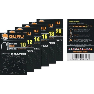 Guru Super XS Hook Veľ. 20 10 ks
