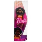 Mattel Barbie Fashionistas-Puppe mit pinkfarbenen Strähnen und Kleid mit Herzaufdruck