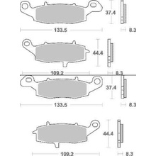 Sada brzdových destiček DP Brakes přední KAWASAKI ER-6n rok 06-16