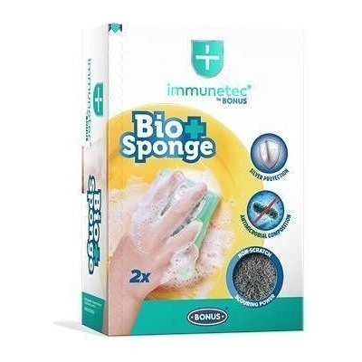 BONUS B693 Houba na mytí nádobí "Bio Sponge Immunetec", 2 ks