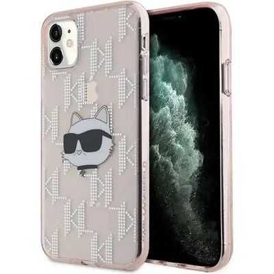 KARL LAGERFELD Кейс Karl Lagerfeld IML Choupette Head & Monogram за iPhone 11 / Xr, розов (3666339286040)
