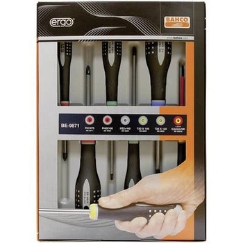 Bahco Комплект от 6 отвертки, Bahco, черни (BE-9871) (BE-9871)