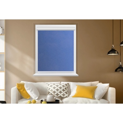 Rolux Vnitřní zastiňující látková roleta Color hit Modrá delft BERLIN 0940 70 x 140 cm