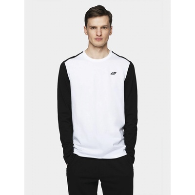 4F pánske tričko H4L21-TSML010 white