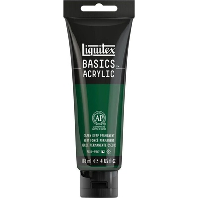 Liquitex Basic АКРИЛНА боя 350 Deep Green Permanent 118 ml 1 бр (72.1350)