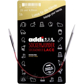 Addi Ponožkové jehlice addiSockenwunder 25 cm / 4,5 mm