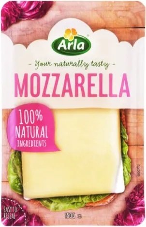 Сирене Моцарела Arla слайс 150гр