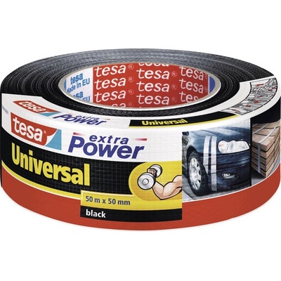 tesa Opravná lepiaca páska 50 mm x 10 m čierna