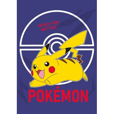 Faro Detská deka Pokémon Pikachu modrá