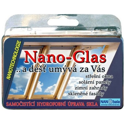 Nanobala NANO GLAS - odpuzovač vody na sklo