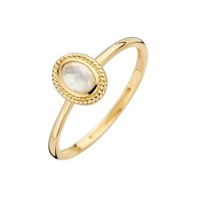 Blush Златен дамски пръстен със седеф и кварц Blush 1239YMQ (1239YMQ)