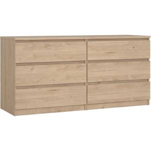 Tvilum Скрин от декор от дъб в естествен цвят 154x76x50 cm Naia - Tvilum (75228hlhl)