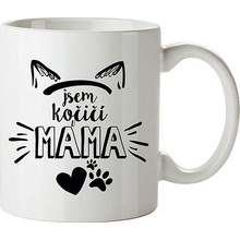 Bohemia Gifts Keramický hrnek jsem kočičí máma 350 ml