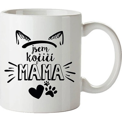 Bohemia Gifts Keramický hrnek jsem kočičí máma 350 ml – Zboží Mobilmania