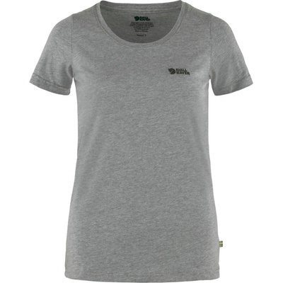 Fjällräven Logo T shirt W Grey Melange