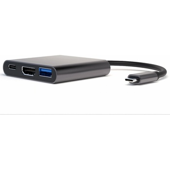 4smarts 3in1 Hub with DeX Function - USB-C хъб поддържащ DeX функционалност, HDMI, USB-C и USB (тъмносив) (468785)