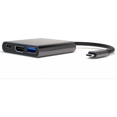 3in1 Hub with DeX Function - USB-C хъб поддържащ DeX функционалност, HDMI, USB-C и USB (тъмносив) (468785)