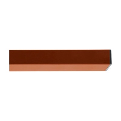 Nosník Zn+PVC červenohnědá, délka 200 cm, 60x40 mm