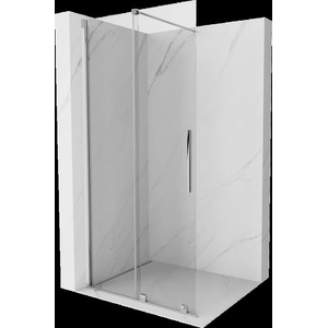Mexen Velar Плъзгаща се душ стена Walk-in 110 x 200 см, прозрачна 8 мм, хром (871-110-000-03-01)