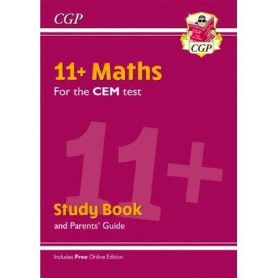 New 11+ CEM Maths Study Book (with Parents' Guide & Online Edition) (Books CGP)(Paperback / softback)