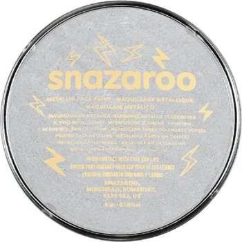 Snazaroo třpytivá barva na obličej 18 ml Šedá