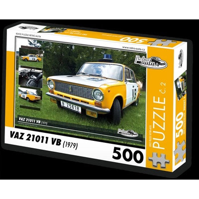 Retro cars - Puzzle VAZ 21011 VB (1979) - 500 piese