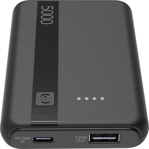 Cellularline Външна батерия ESSENCE ENTRY 5000 mAh черна