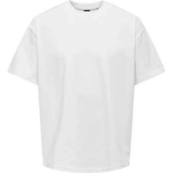 Only & Sons Тениска 'Millenium' бяло, размер M