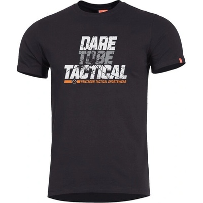 Tričko Pentagon Ageron Dare to be tactical čierne