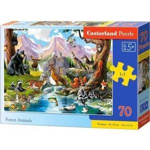 Castorland Puzzle 70 pcs. Forest Animals