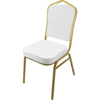 Horecano HORECANO-Кетъринг стол метален WHITE/GOLD 44x49х93cm (HC-66992) (0166992)