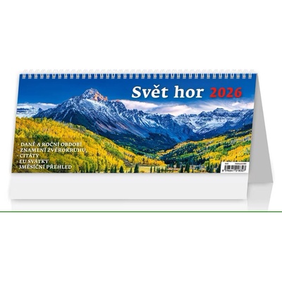 Stolní Helma Plánovací Svět hor 2026 – Zbozi.Blesk.cz