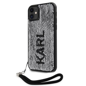 KARL LAGERFELD Калъф Karl Lagerfeld сребрист KLHCN61PSQRKS за устройство Apple iPhone 11 (128377) (128377)