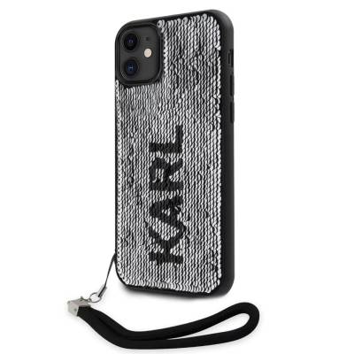 KARL LAGERFELD Калъф Karl Lagerfeld сребрист KLHCN61PSQRKS за устройство Apple iPhone 11 (128377) (128377)