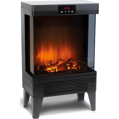 Bewello Led електрическа камина с отопление led/2000w/230v + дистанционно управление (lc3976)