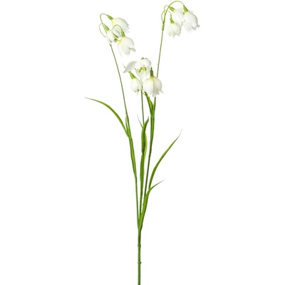 Umelá kvetina bledule výška 78 cm Gasper - biela