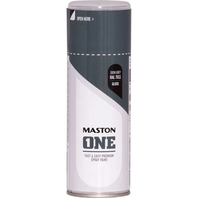 MASTON One - akrylová - RAL 7011 - oceľová sivá - 400 ml