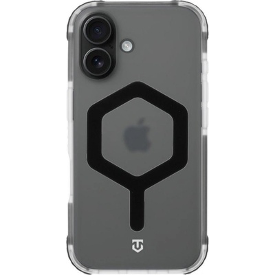 Tactical Удароустойчив калъф Tactical MagForce Hexagon за iPhone 17, черен - прозрачен (57983127317)