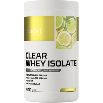 OstroVit Clear Whey Isolate | 84% Whey Protein Isolate ~ Zero Fat & Carbs [400 грама] Лимонада