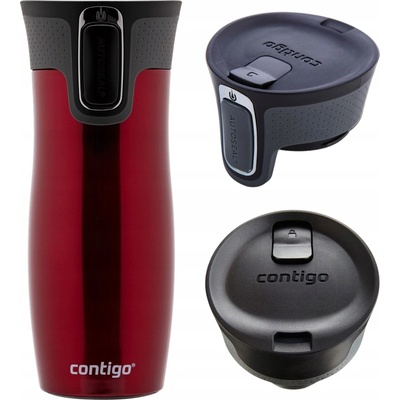 Contigo West Loop termohrnček 470 ml červený lesk
