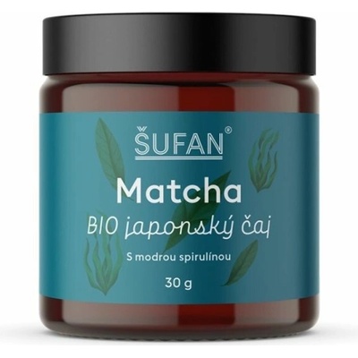 Šufan BIO čaj Matcha s modrou spirulinou 30 g