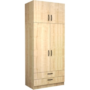 TopMebel Двукрилен гардероб Victoria TopMebel с шкаф в цвят дъб 100x60x240cm - topmebel - 566,41 лв