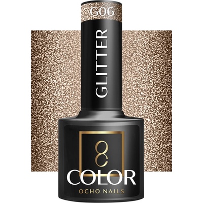 Ocho Nails lak na nechty s trblietkami G06 5 g