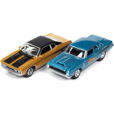 Johnny Lightning Dodge 330 Tribute 1964 + Dodge Demon GSS 1971 1:64