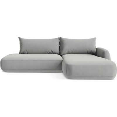 makamii Светлосив сгъваем ъглов диван (десен ъгъл) Hale - Makamii (HALE_RCOF_48_P1_C1)