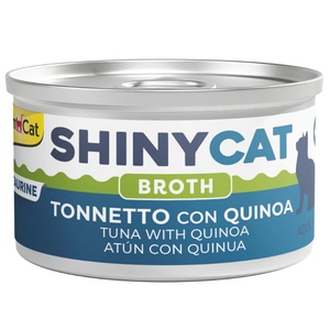 GimCat ShinyCat Tuna with Quinoa in Broth парченца риба тон и киноа в натурален бульон 70gr