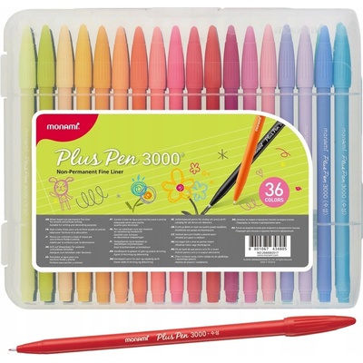 Monami Plus Pen 3000 popisovače 36 ks