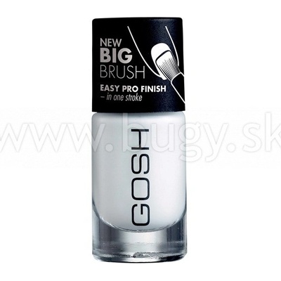 Gosh Nail Lacquer lak na nechty 634 Snow White 8 ml
